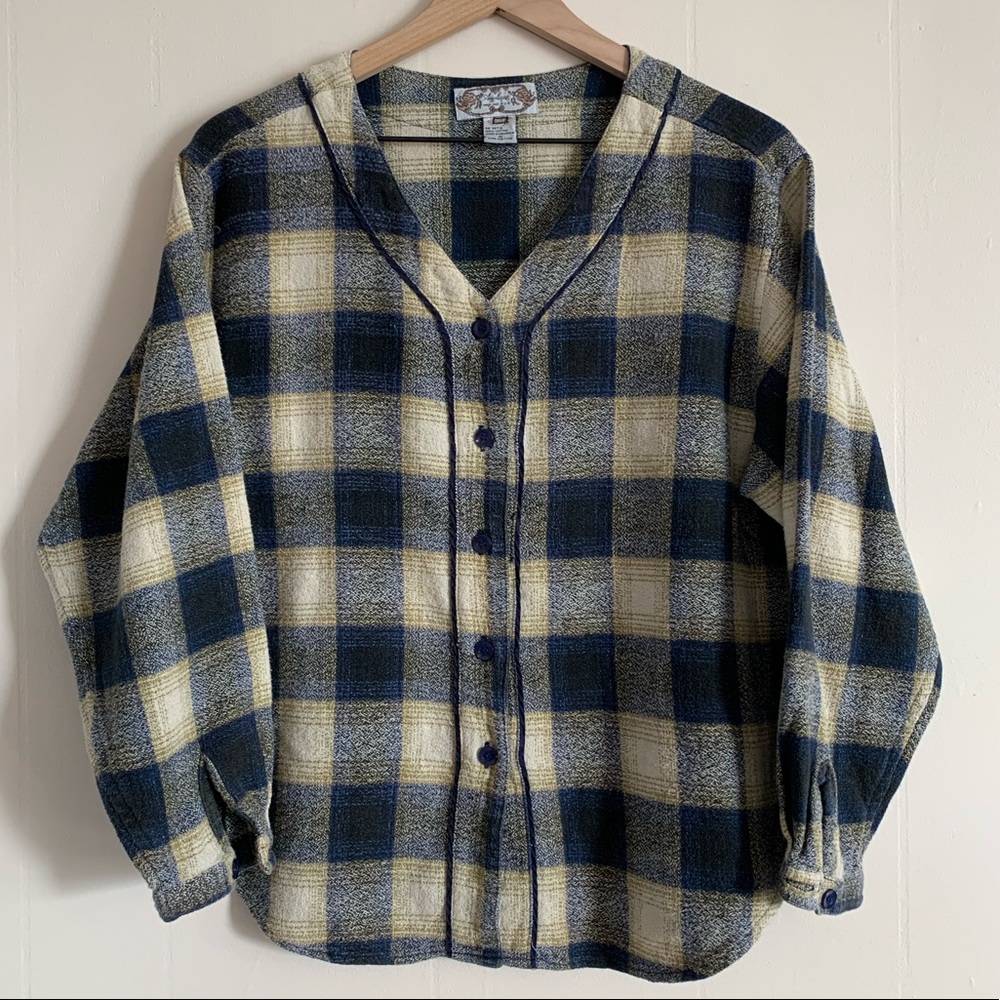 Vintage Angelique Nyc Flannel Top